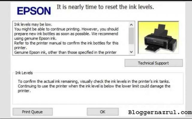 resetter printer epson l120