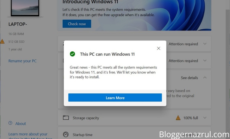 How to Check Windows 11 Update Via PC Health Check