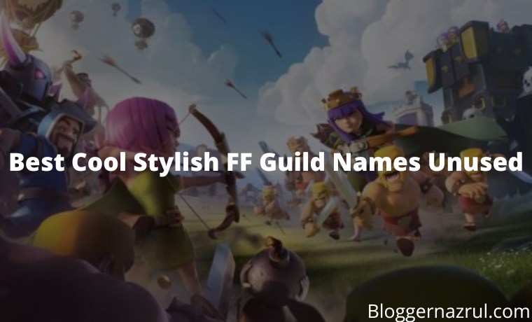 Best Cool Stylish FF Guild Names Unused