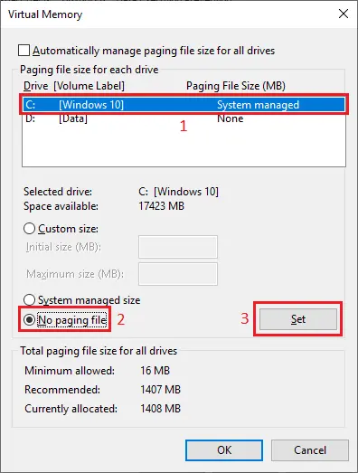 How to Move Pagefiles