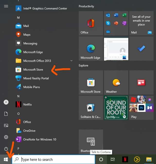How to Open Microsoft Store on Windows 10