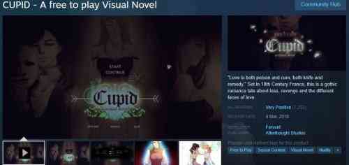 CUPID – A free to play Visual Novel
